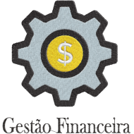 Matriz de Bordado Símbolo de Gestão Financeira 